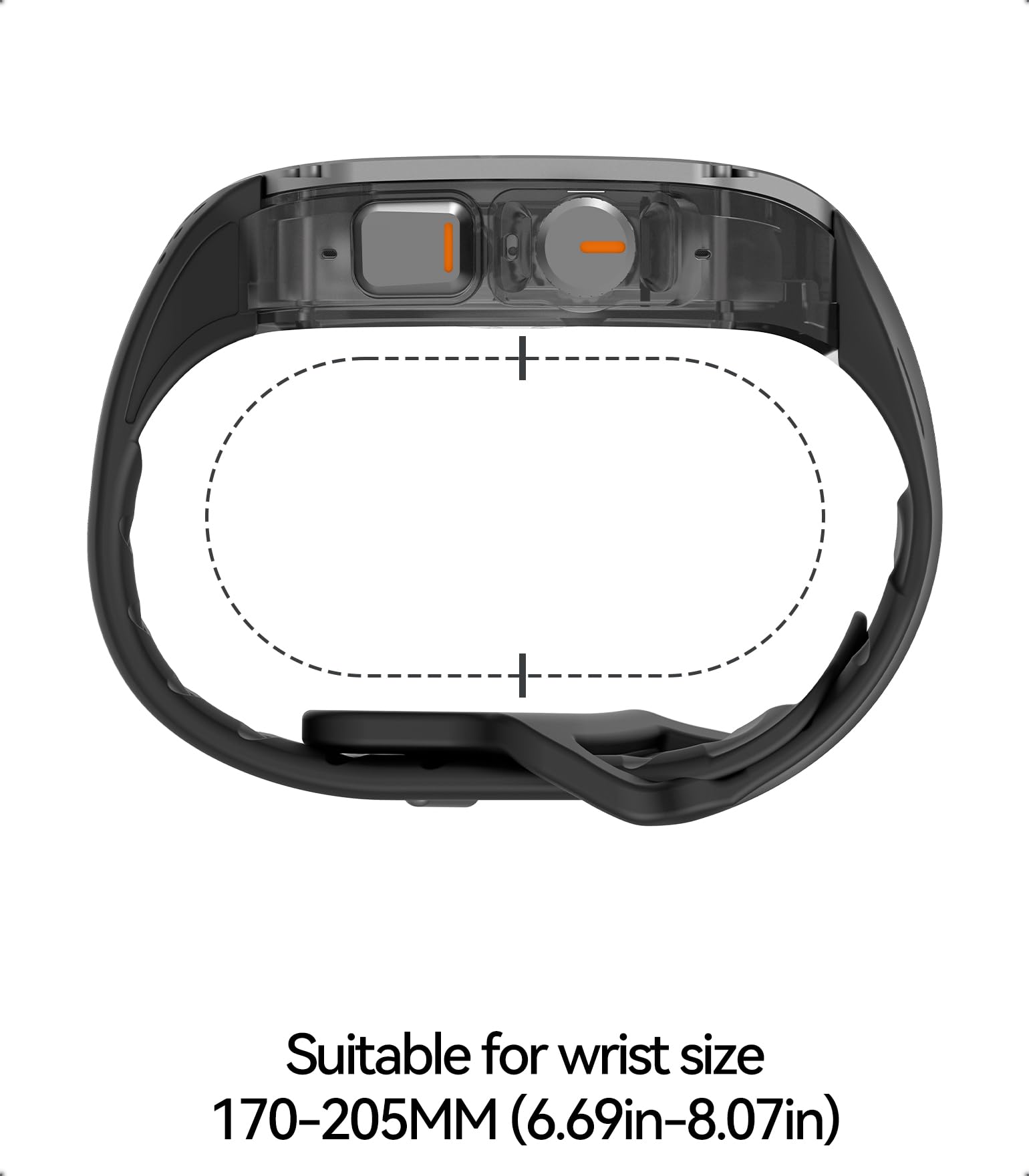 Aulumu A17 iPhone 17 Pro Max Magnetic Thermal Case+ A01 Titanium Case with Apple Watch Ultra Band 49MM,Includes (A17) Gray + (A01) White - Image 7