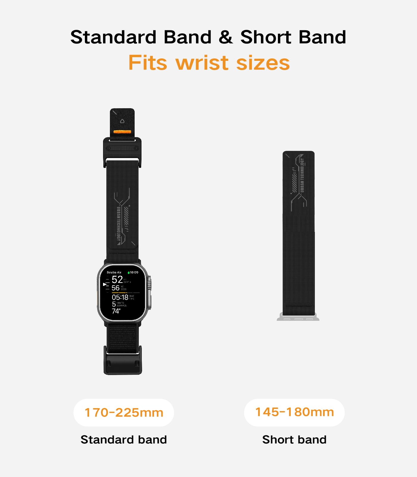 Aulumu A11 for Apple Watch Ultra 49mm Band for Men Mag Buckle Slim Band Designed | for Apple Watch Ultra 3/2/1 49mm, Series 11/10/9/8/SE2/7/6/SE/5/4[46mm/45mm/44mm] - Image 6