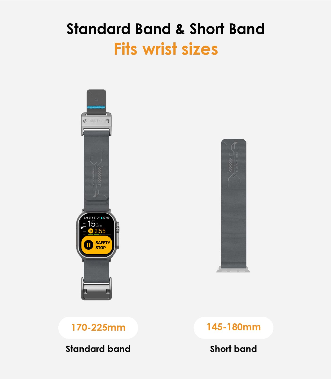 Aulumu A11 for Apple Watch Ultra 49mm Band for Men Mag Buckle Slim Band Designed | for Apple Watch Ultra 3/2/1 49mm, Series 11/10/9/8/SE2/7/6/SE/5/4[46mm/45mm/44mm] - Image 5