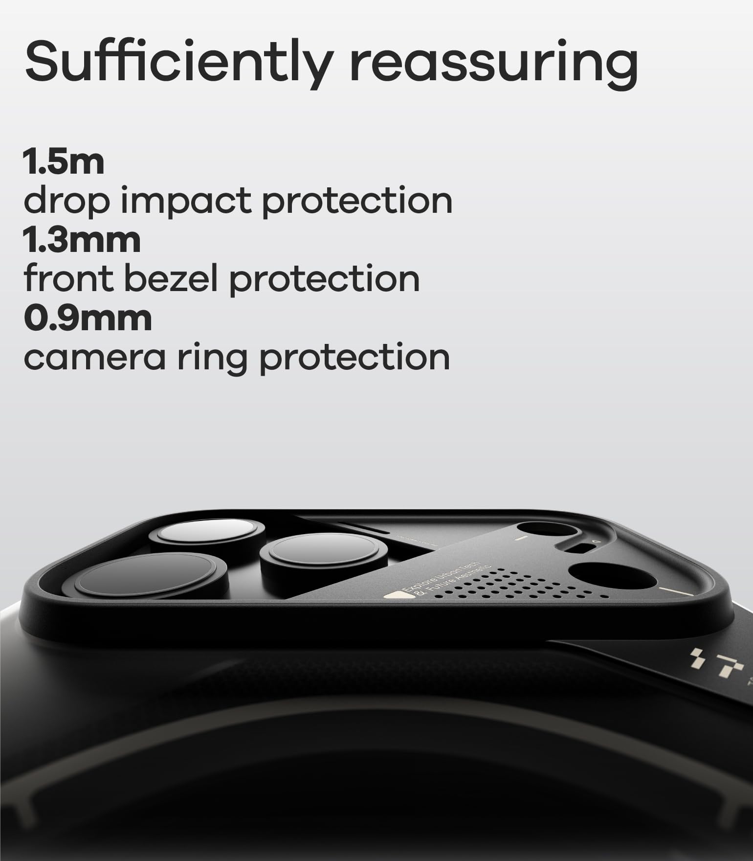 Aulumu A17 iPhone 17 Pro Magnetic Thermal Case + A01 Carbon Fibre Case with Apple Watch Ultra Band 49MM,Includes (A17) Gray + (A01) White - Image 8