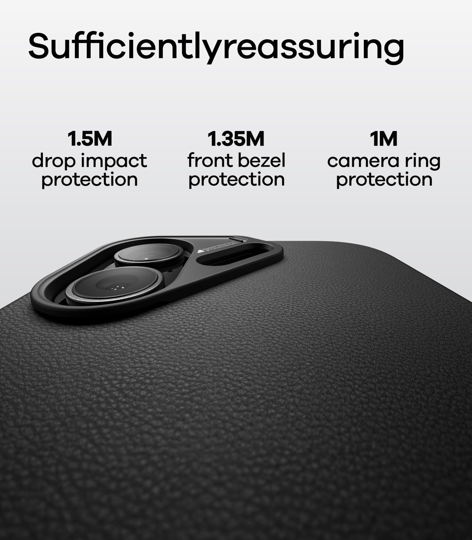 Aulumu A17 Vegan Leather iPhone 17 Case+A01 Carbon Fibre Case with Apple Watch Ultra Band 49MM,Includes (A17) White + (A01) Orange - Image 8