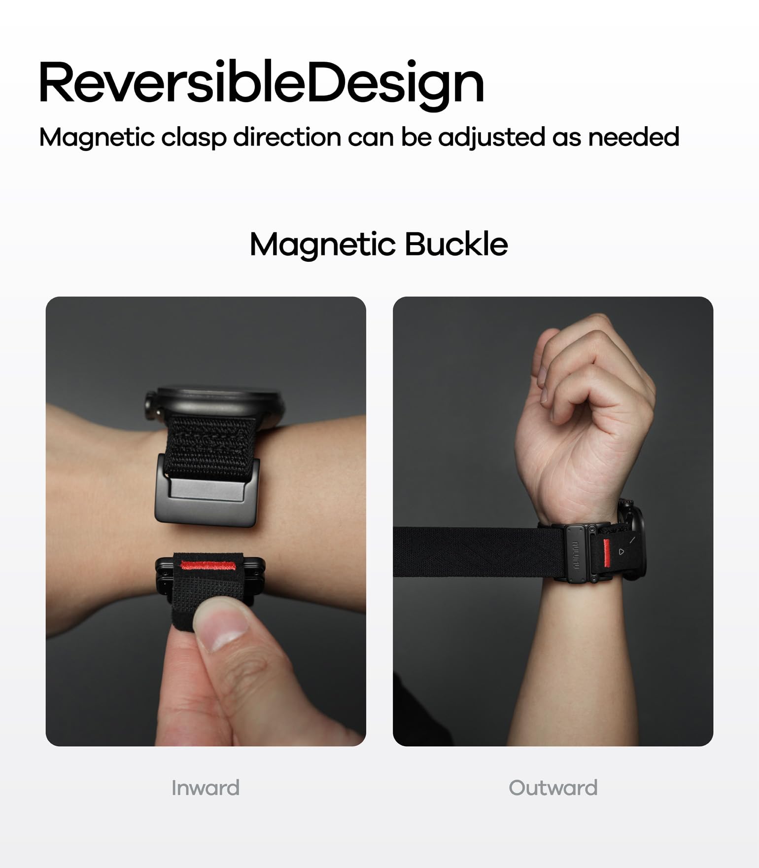 Aulumu C03 Snap Functional Titanium Buckle for Apple Watch Ultra (3/2/1) Nylon Band | Luxury Embossed Texture Knit | Quick-release Design | iWatch Bands for 49/46/45/44MM - Image 7