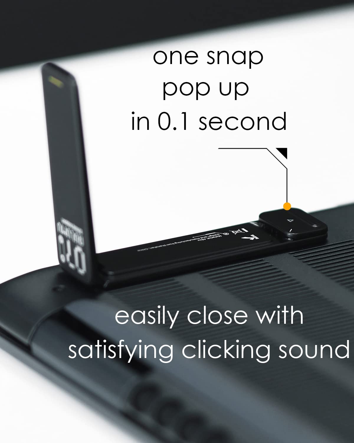 Aulumu G07 Pop Up Leg Stands Laptop, Super Portable Cooling Laptop Stand, Ergonomic Laptop Riser Lift for Desk for MacBook, All Laptops, Tablets, 8-20'', Black - Image 4