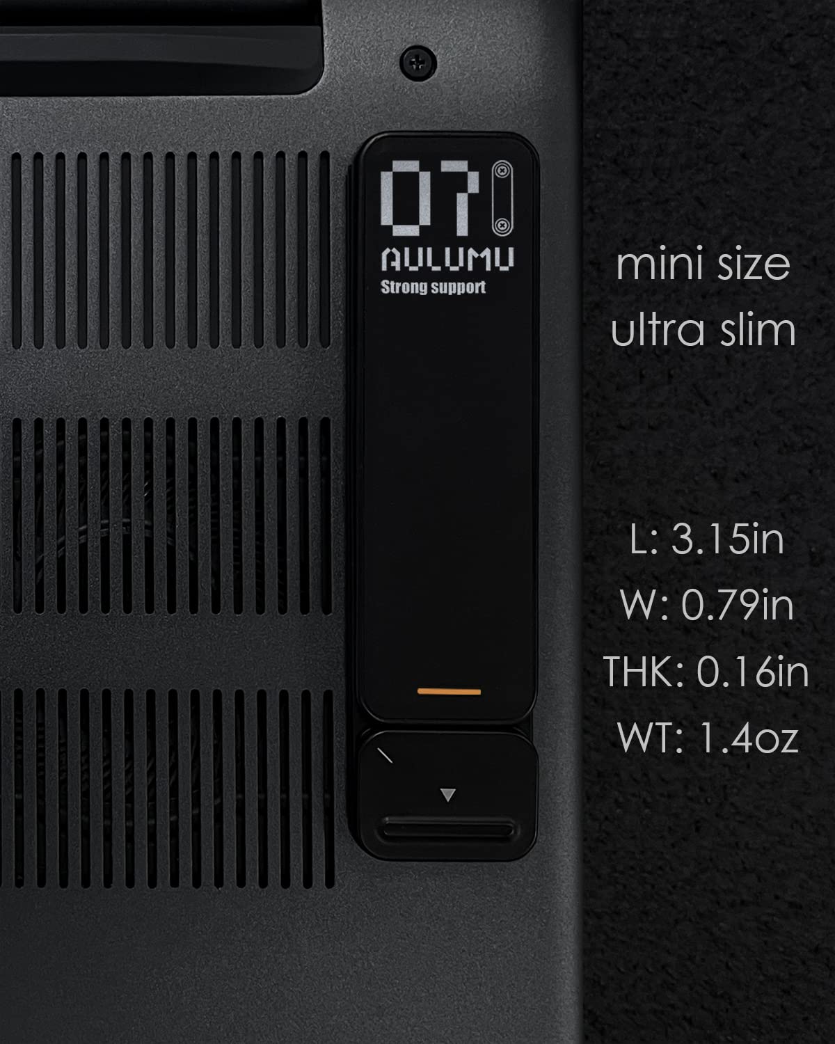 Aulumu G07 Pop Up Leg Stands Laptop, Super Portable Cooling Laptop Stand, Ergonomic Laptop Riser Lift for Desk for MacBook, All Laptops, Tablets, 8-20'', Black - Image 5