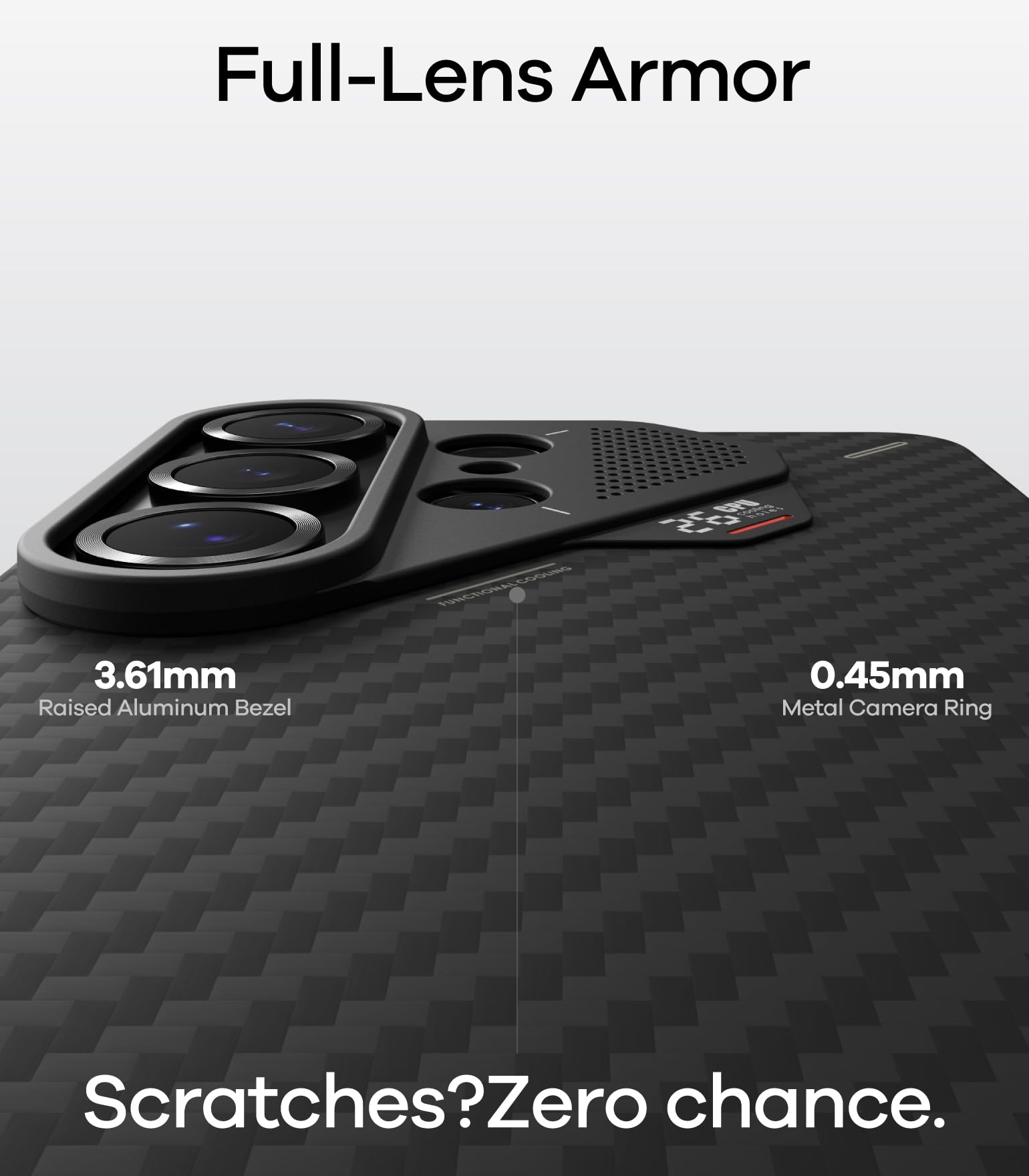 Aulumu S26 Ultra Galaxy Aramid Fiber Magnetic Case | 1500D Ultra Slim Woven | Compatible with MagSafe | Passive Cooling Samsung Galaxy S26 Ultra Case - Image 5